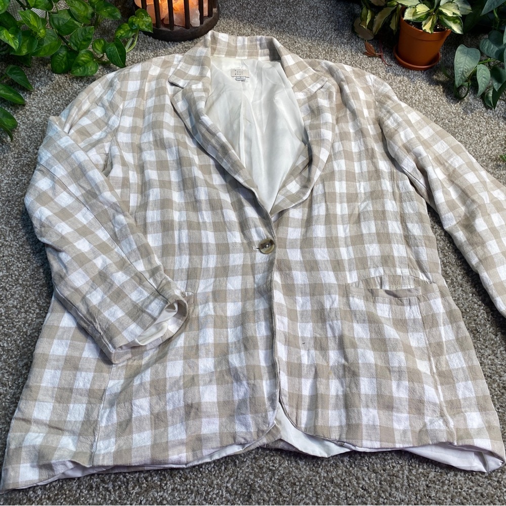 A New Day Checkered Blazer